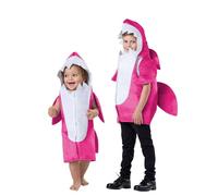 Dress Up America Baby Shark - Pink Shark Costume for Kids - Great Halloween Costume For Children (1-2 Years (Waist: 61-66, Height: 84-91 cm))