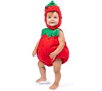 Dress Up America Baby Strawberry Costume - Halloween Strawberry Romper for Girls