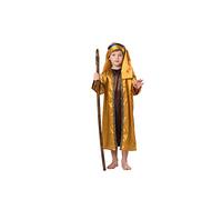 Dress Up America Biblical Costume Set For Kids - Brown and Gold Shepherds Dress Up Set For Toddlers - Shepherd Costume For Kids (Crook Included)