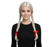 Dress Up America Blonde Pigtail Wig - Braided Wig for Woman - One Size Fits Most