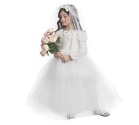 Dress Up America Bridal Princess Costume For Girls - Beautiful Dress Up Set