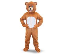 Dress Up America Brown Mascot Bear Costume for Kids and Adults - Brown Bear Role Play Costume - Beautiful Cosplay Costumes For Kids and Adults