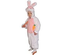 Dress Up America Bunny Costume for Kids - Easter Bunny Rabbit Costume - Children's White Rabbit Cape Or Jumpsuit