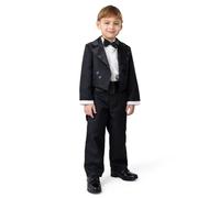 Dress Up America Butler Costume for Kids - Black Tuxedo Dress Up Set
