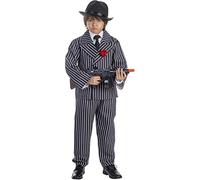 Dress Up America Child Pinstriped Gangster Costume - Beautiful Dress Up Set for Role Play