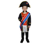 Dress Up America Colonial General Costume for Kids - Napoleon Costume for Boys - Historical Dress Up for Children - Role Play & Dress Up Costume For Kids