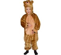 Dress Up America Cuddly Little Brown Bear Costume Set - Beautiful Dress Up Set for Role Play - Cosplay Costume For Kids