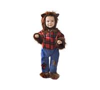 Dress Up America Cute Baby Wolfman Hairy Costume, Multicoloured, 6-12 Months (Weight 16-21 Lb, Height 24-28 Inches)