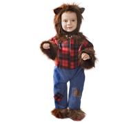 Dress Up America Cute Baby Wolfman Hairy Costume -Role Play Costume Set