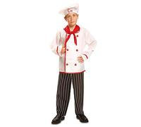 Dress Up America Deluxe Boy Chef Costume - Product Comes Complete with: Chef Coat, Pants, Scarf and Hat (Small)