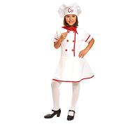 Dress Up America Deluxe Girl Chef Costume - Product Comes Complete with: Dress, Scarf and hat (Large)