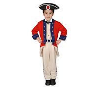 Dress Up America Deluxe Historical Colonial Solider Children's Costume Set