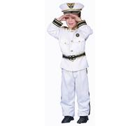 Dress Up America Deluxe Navy Admiral Costume Set Fancy Dress Role Play Set