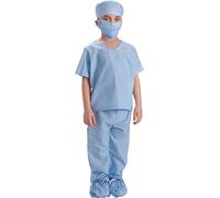 Dress Up America Blue Doctor Scrubs Toddler Costume Kids Pretend Play Outfit