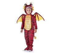 Dress Up America Dragon Costume for Kids - Red Dragon Costume Set for Girls and Boys - Toddler Dragon Dress Up