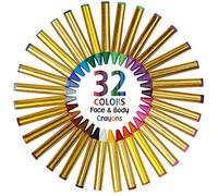 Dress Up America Fun Stix - 32 color Safe & Non-Toxic Face and Body Paint Crayon