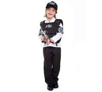 Dress Up America FBI Costume for Kids - Federal Agent Dress-Up for Boys - Perfect for Role-Play and Halloween