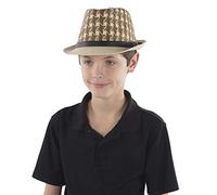 Dress Up America Fedora Hat Off White, One Size 57.15 cm