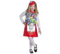 Dress Up America Gumball Machine Costume for Girls - Beautiful Dress Up Set for