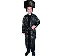 Dress Up America Black Rabbi Coat For Kids - Boys Pretendplay Costume