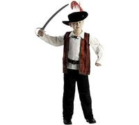 Dress Up America Kid’s Courageous Musketeer Costume - Beautiful Dress Up Set for Role Play