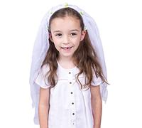 Dress Up America Kids Adorable White Bride Veil