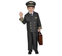 Dress Up America Kids Little Boy Pilot Jacket Pretendplay Costume Set