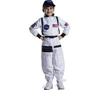 Dress Up America Astronaut Costume for Kids-NASA White Spacesuit for Boys & Girl
