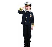 Dress Up America Kids Navy Admiral Costume