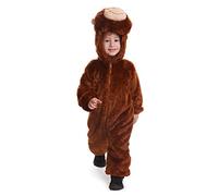 Dress Up America Kids Plush Cuddle Monkey Jumpsuit - Beautiful Dress Up Set For Role Play