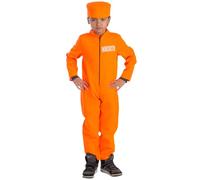 Dress Up America Kid's Prisoner Costume - Beautiful Dress Up Set for Role Play