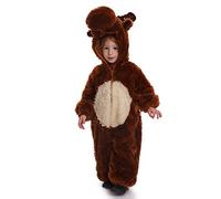 Dress Up America Kids Reindeer Jumpsuit Outfit - Role Play Dress Up Set