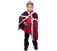 Dress Up America King Costume for Boys King Outfit - Kids King Costume - Regal Prince Costume Set - Boys King Costume - Kids Royal King Outfit