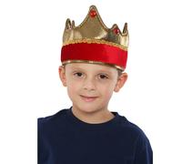 Dress Up America Kings Crown for Kids - Royal Prince Costume Crown - One Size Fits Most