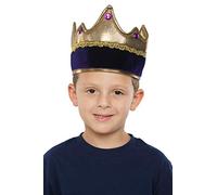 Dress Up America Kings Crown for Kids - Royal Prince Costume Crown - One Size Fits Most