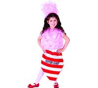 Dress Up America Little Girl Cotton Candy Costume - Beautiful Dress Up Set for Role Play