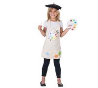 Dress Up America Little Girl Talented Artist Costume - Beautiful Dress Up Set for Role Play