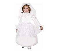 Dress Up America Majestic Bride Children's Costume - Elegant Wedding Dress Outfit for Girls - Perfect for Parties, Themed Events, and Dress-Up Play