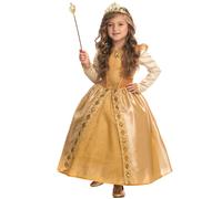 Dress Up America Majestic Golden Princess Costume for Girls - Beautiful Costume