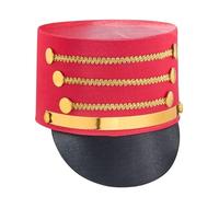 Dress Up America Marching Band Hat - Band Major Uniform Costume Accessory for Adults (White)