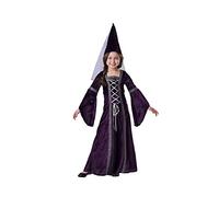Dress Up America Medieval Princess Costume - Renaissance Dress Up Set for Girls - Set Includes Purple Dress and Hennin Hat