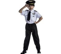 Dress Up America Pilot Costume for Kids - Role Play Airline Captain Uniform