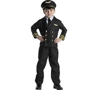 Dress Up America Pilot Costume for Boys and Girls - pilot costume for kids - Airline Captain Uniform for Kids - Role Play Dress Up for Children