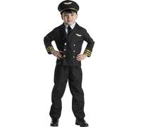Dress Up America Pilot Costume for Kids - Airline Captain Uniform for Kids