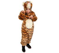 Dress Up America Plush Animal Tiger Costume Kids & Toddlers - Role Play Costume