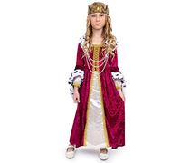Dress Up America Queen Costume for Girls - Kids Renaissance Princess Costume - Royal Gown and Crown Set