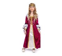 Dress Up America Queen Costume for Girls - Kids Renaissance Princess Costume - Royal Gown and Crown Set