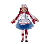 Dress Up America Rag Doll Costume For Kids - Cosplay Child Halloween Costume Girls
