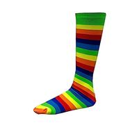 Dress Up America Rainbow Knee Socks - Costume Knee Length Socks for Kids - Beautiful Role Play Costume