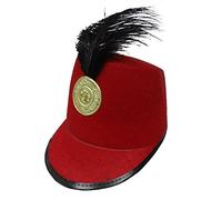 Dress Up America Red Marching Band Hat - Beautiful Band Hat For Role Play